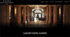 Desktop Screenshot of luxuryhotelguides.com